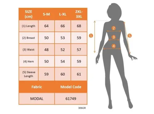 Женская блузка из модала с длинным рукавом, V-образным вырезом и узором - 8