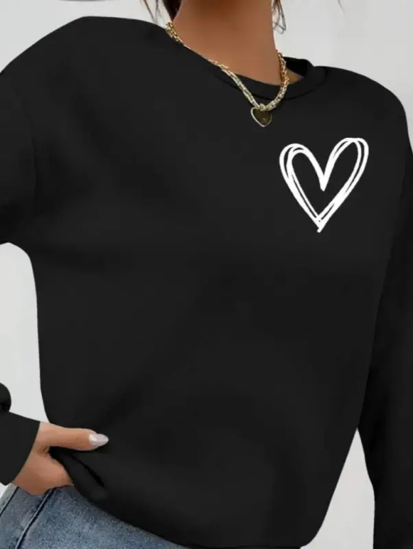 Женская блузка из вискозы с длинными рукавами и круглым вырезом, двухнитка - 2