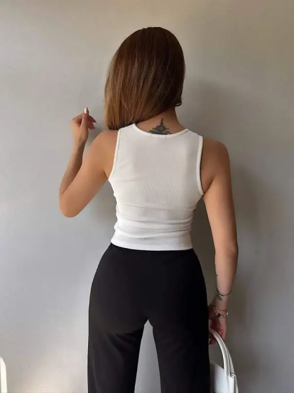 Женская блузка Ottoman с кружевной отделкой - 5