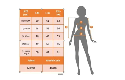 Женская блузка с длинными рукавами, с круглым вырезом и узором - 7