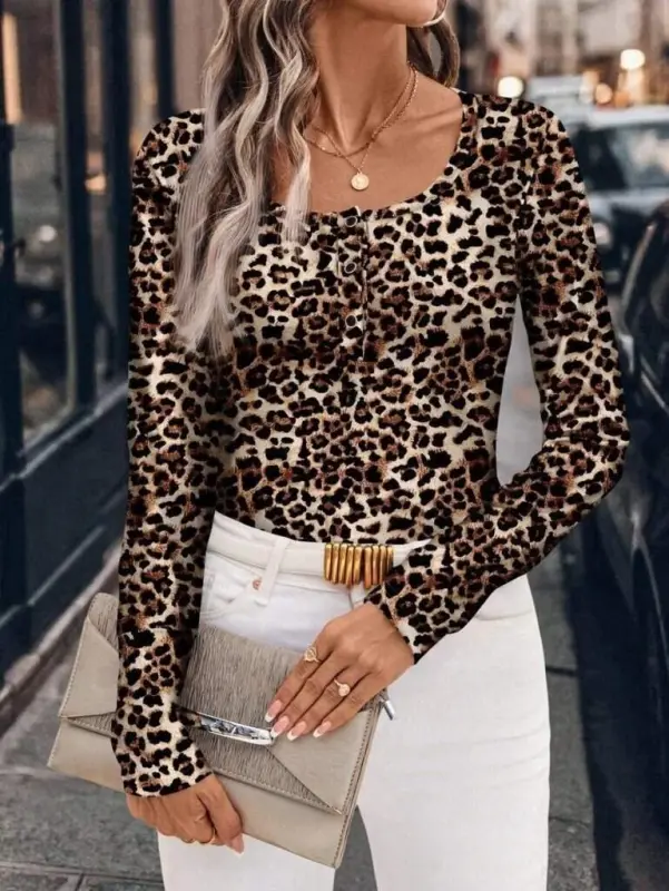 Женская блузка с длинными рукавами, запахом, кружевом и коротким вискозным топом - 5