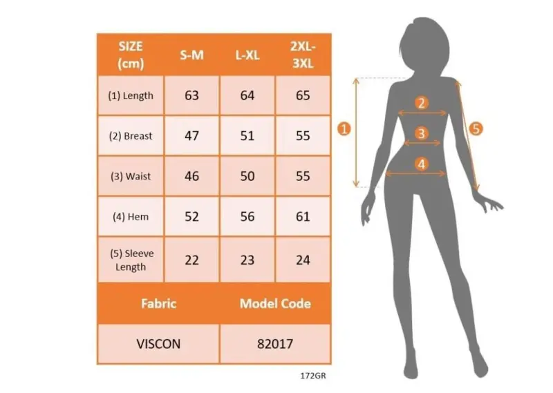 Женская блузка вискозная с коротким рукавом и V-образным вырезом - 4