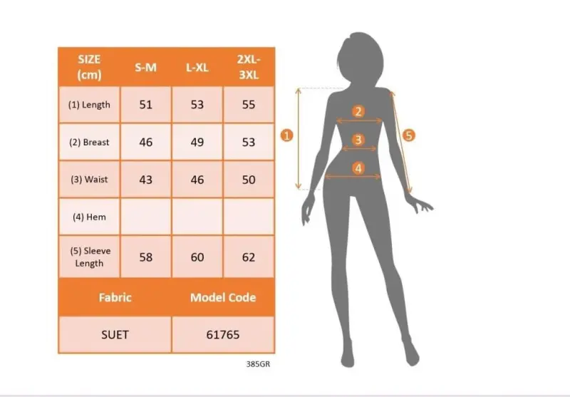 Женская короткая замшевая куртка с длинными рукавами, воротником-стойкой и пуговицами по бокам - 4