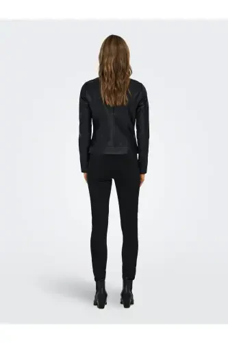 Женская кожаная куртка Onlbandıt Slim Fit 15081400 - 3