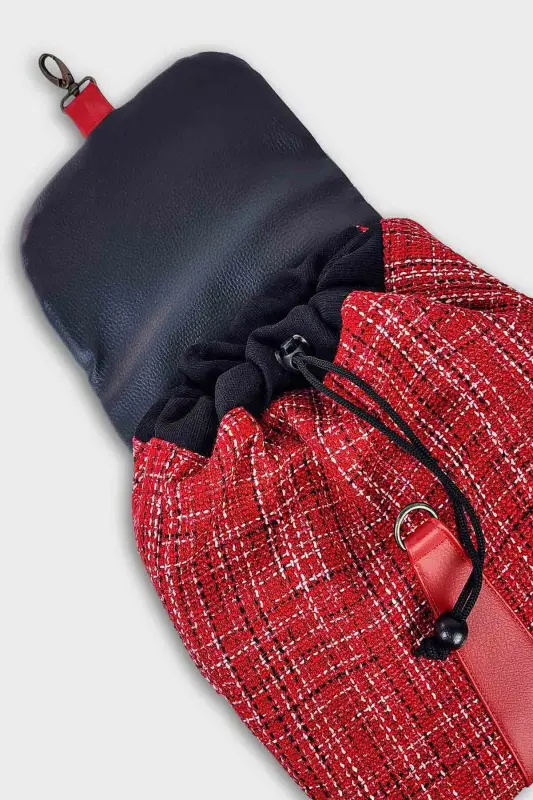 Женская Красная Сумка-Красный - 3