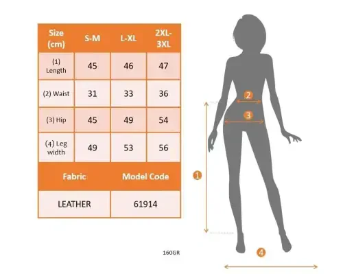 Женская мини-юбка из кожи с высокой талией и боковыми шипами - 5