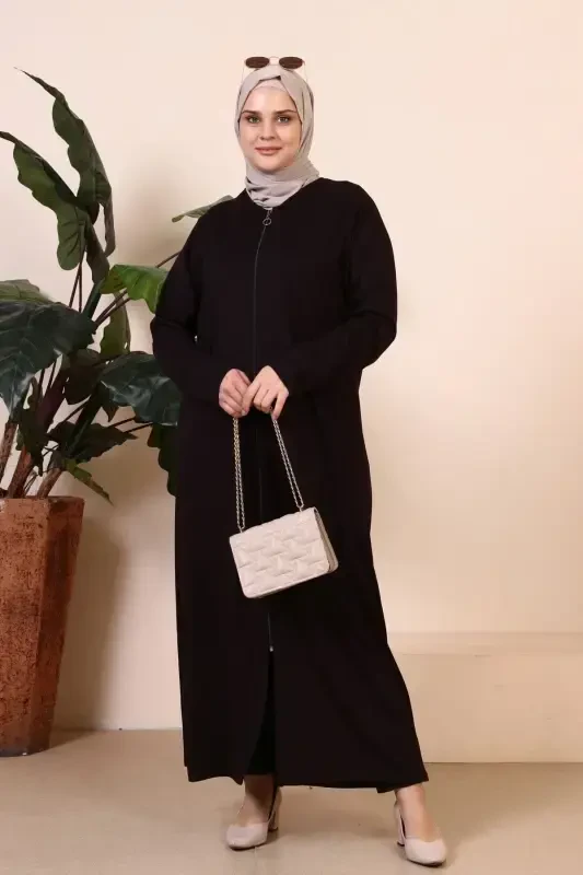 Женская одежда для намаза цельная на молнии цвета 