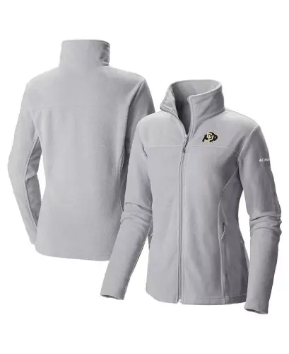 Women's Gray Colorado Buffaloes Give and Go II Full-Zip Jacket-Gray - 1