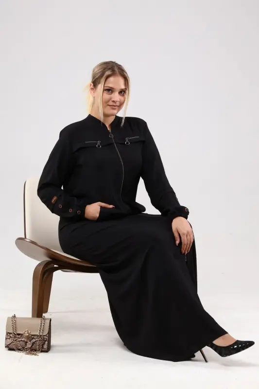 Женская скромная молния Ayrobin Black - FERACE