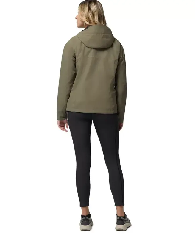 Women's Hikebound II Hooded Waterproof Jacket-Stone Green - 8