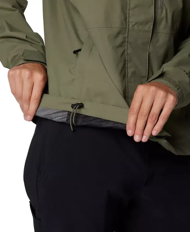 Women's Hikebound II Hooded Waterproof Jacket-Stone Green - 10