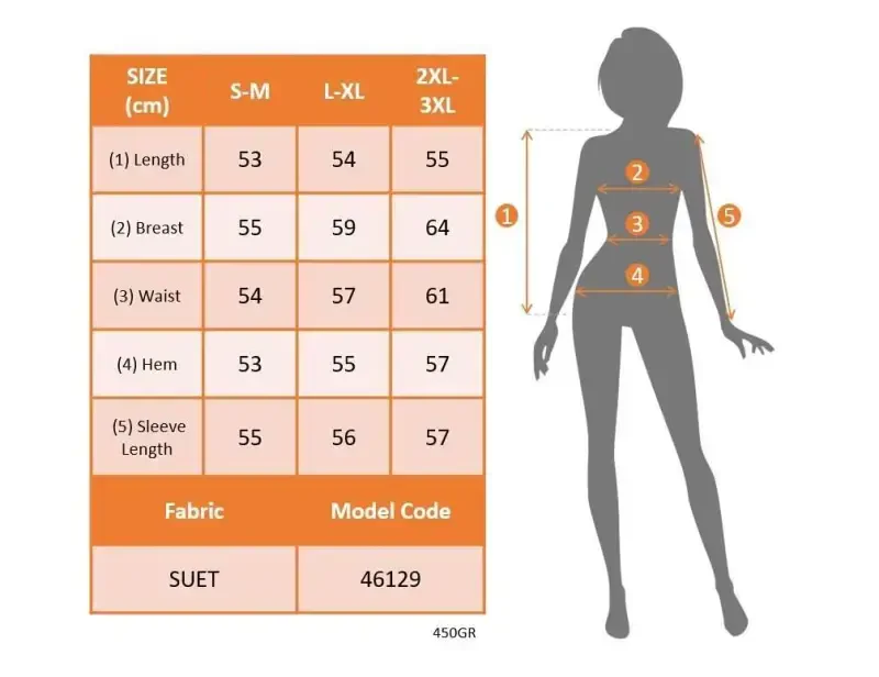 Женская замшевая куртка с длинными рукавами на пуговицах спереди - 4
