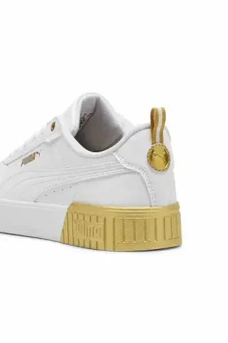 Женские Белые Золотые Модные Кроссовки Повседневная Спортивная Обувь-Whitegold7 - 6