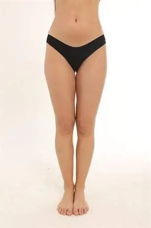 Женские бесшовные невидимые лазерные трусы 3-Pack в черном цвете - 3