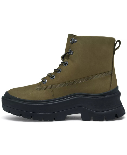 Женские ботинки Roxie Lane Mid Lace-Up Boots от Finish Line Olive Nubuck - 4