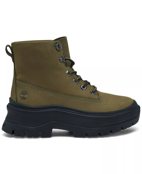 Женские ботинки Roxie Lane Mid Lace-Up Boots от Finish Line Olive Nubuck - 5