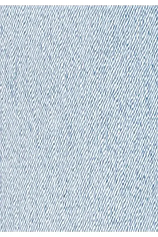 Женские джинсовые шорты средней посадки синего цвета - 7