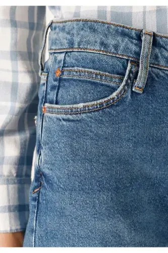 Женские джинсы 896 Maria Mom Fit с высокой талией и зауженными штанинами - 5