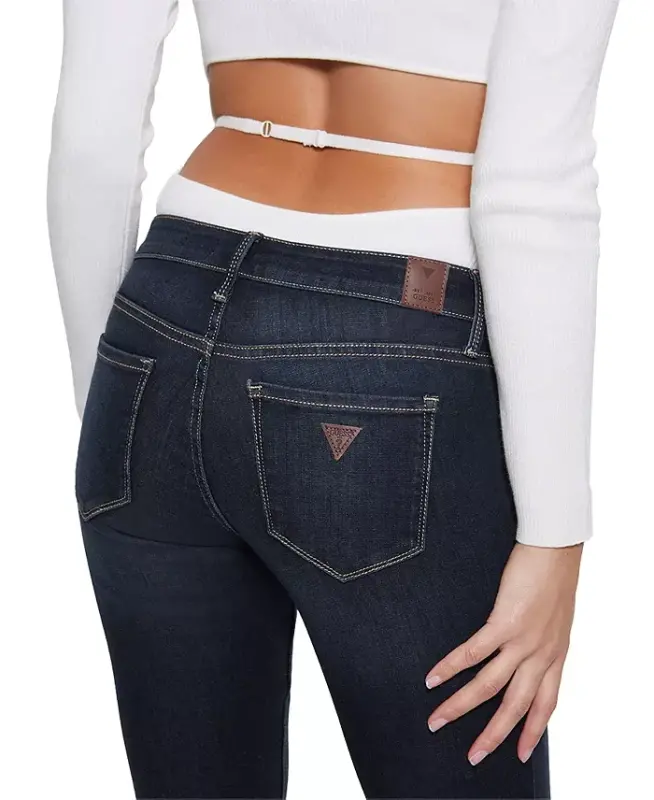 Женские джинсы с заниженной талией Power Skinny - Kent Wash - 5