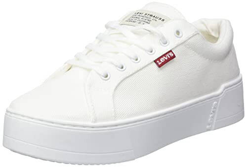 Женские кроссовки Levi's Tijuana 2.0 Fashion Sneaker Flatforms (9, Белый, Numeric_9) - 1