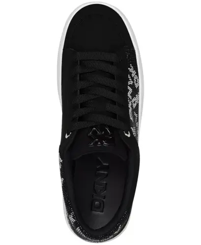 Женские кроссовки на шнуровке Gindy с кружевом - 4
