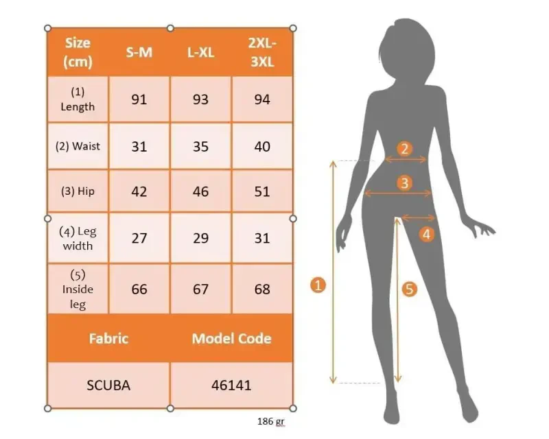 Женские леггинсы для дайвинга с высокой талией, передней молнией и рубчатой отделкой. - 5