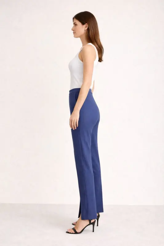 Женские леггинсы с разрезом спереди - 3