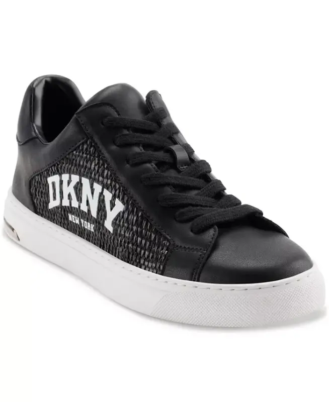 Женские низкие кеды Abeni Arch Raffia Logo - DKNY
