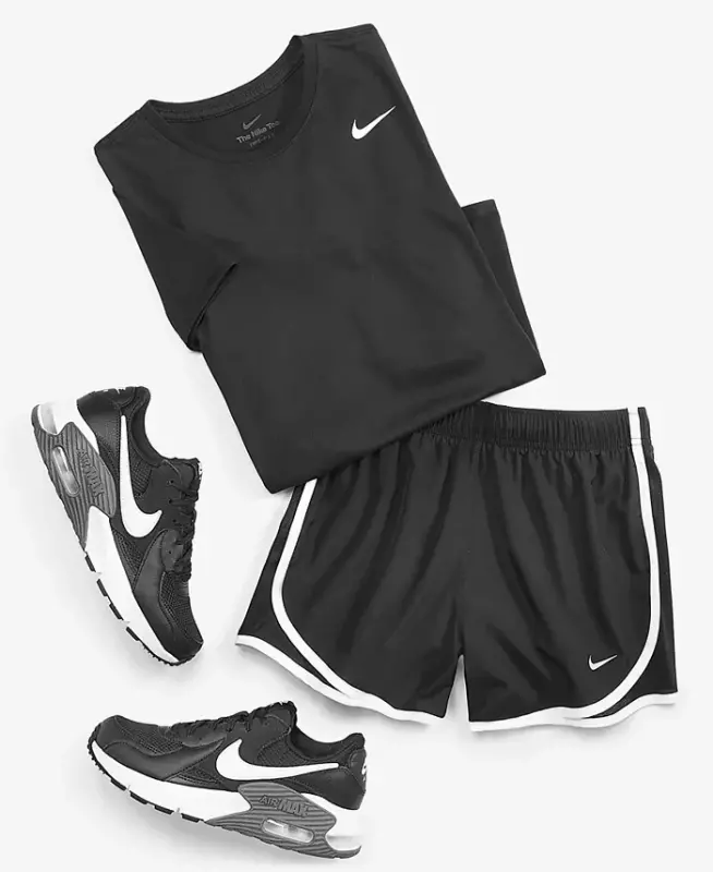 Женские повседневные кроссовки Air Max Excee от Finish Line - черный, белый, темно-серый - 7