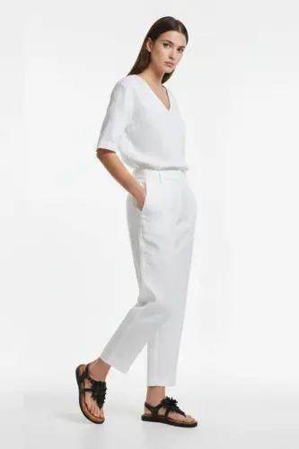 Женские сандалии из натуральной замши и кожи - 8