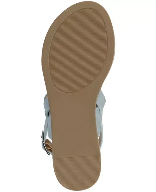 Женские сандалии на плоской подошве с ремешками Lavine Medium and Wide Width Multi Strap - Джинсово-синий - 3