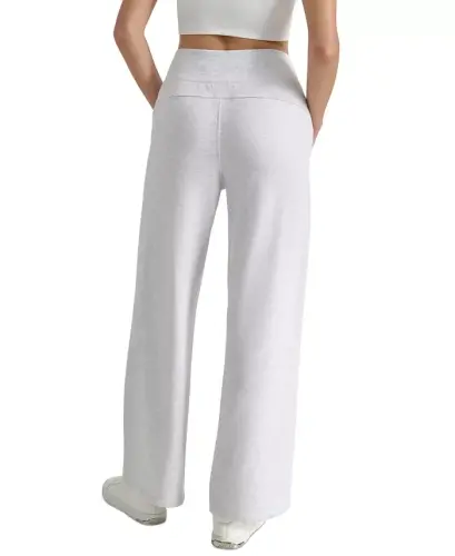 Женские широкие брюки с заклепками и логотипом - DKNY (1)