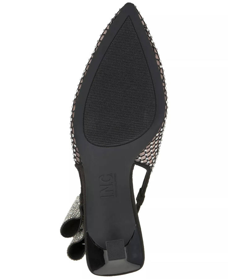 Женские Slingback-туфли Ammiye, созданные для Modazone Black Mesh Bling - 6