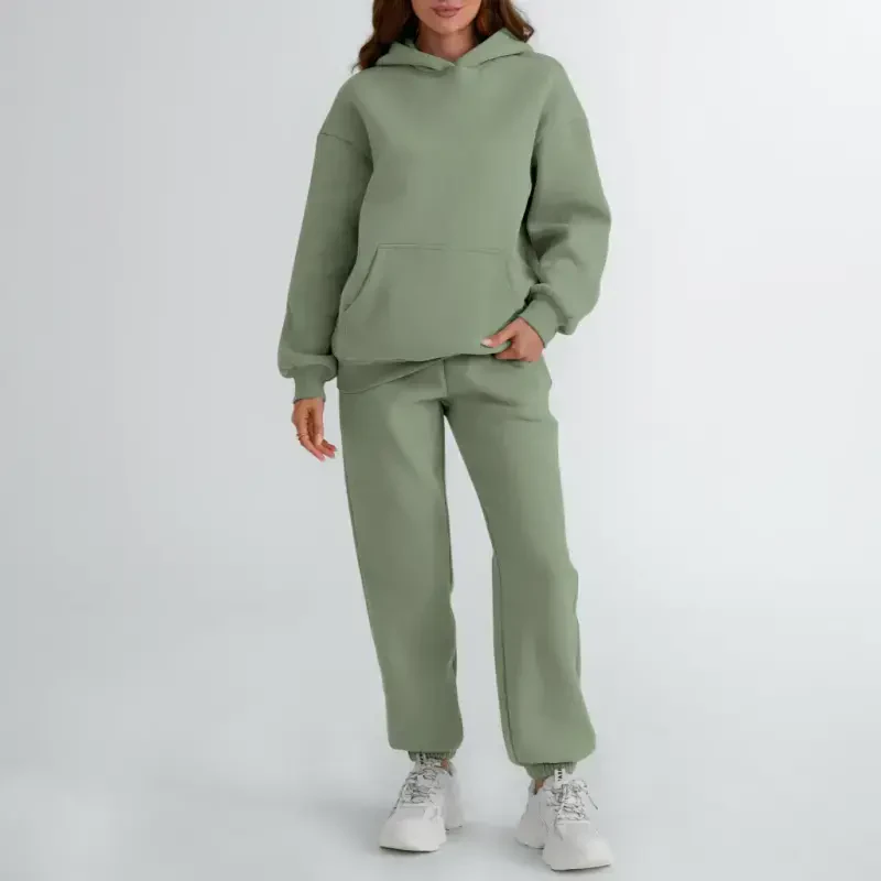 Женские спортивные костюмы SUNBS Lounge Sets, 2 предмета, толстовка и штаны. - 2