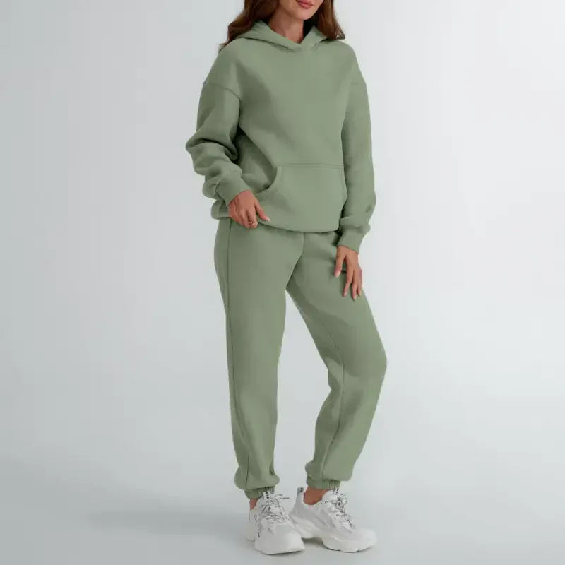 Женские спортивные костюмы SUNBS Lounge Sets, 2 предмета, толстовка и штаны. - 3