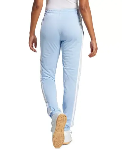 Женские трикотажные брюки 3-Stripes Track Pants - Glow Blue/white - ADIDAS (1)