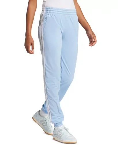 Женские трикотажные брюки 3-Stripes Track Pants - Glow Blue/white - 3