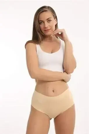 Женские высокотехнологичные трусики Basic Seamless Laser Cut 3-Pack Nude - 15