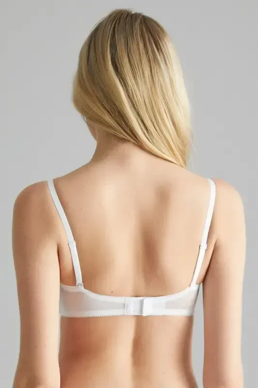 Женский Белый Лотос Бюстгальтер-Белый - 2