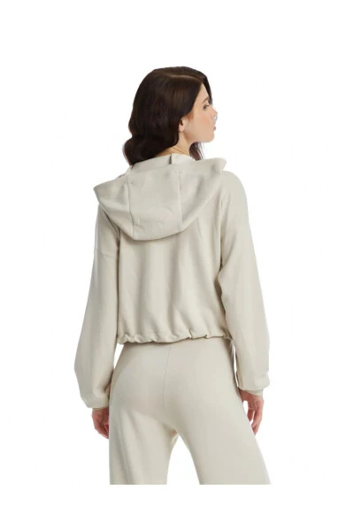 Женский бежевый костюм Serpil 39002 - 4