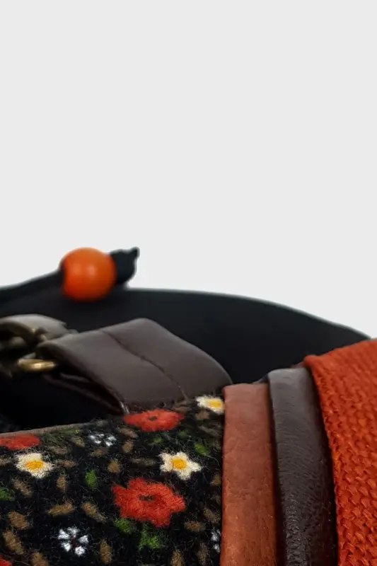 Женский черный рюкзак - Черный - 4