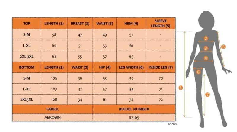 Женский комплект из двух предметов: майка-борцовка, блузка из аэробной ткани с круглым вырезом и брюки - 4