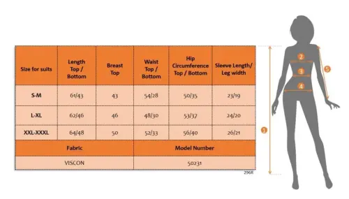 Женский комплект из вискозы с коротким рукавом и принтом якоря - 6