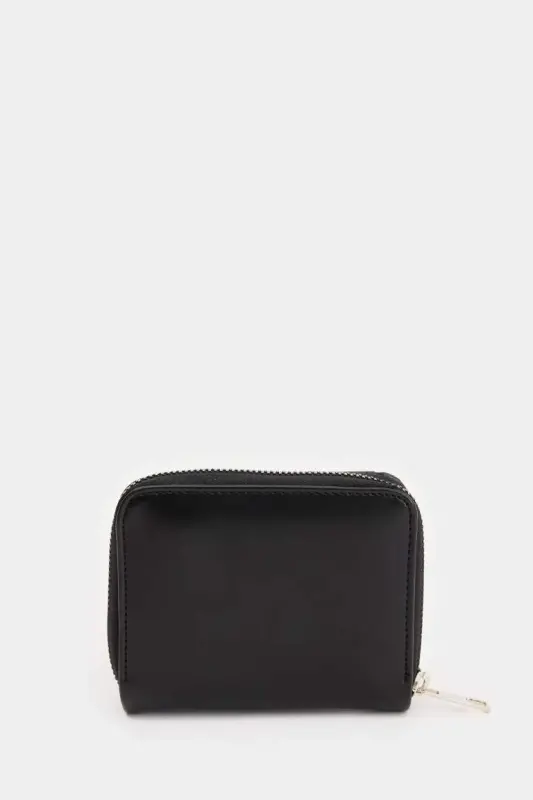 Женский кошелек из искусственной кожи - Черный - 6