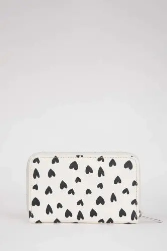 Женский кошелек из искусственной кожи с принтом сердца - микс - 5