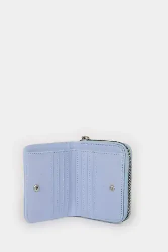 Женский кошелек из искусственной кожи - Синий - 4
