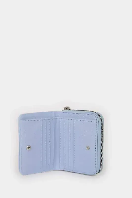 Женский кошелек из искусственной кожи - Синий - 4