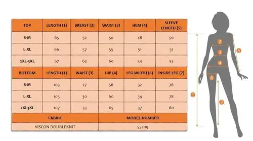 Женский костюм двойка: блуза с длинными рукавами на молнии с пестрым узором из вискозы и брюки из двухниточной ткани. - 5