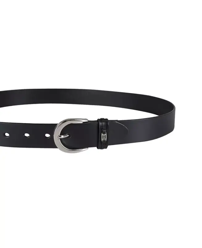 Women's Signature Leather Jean Belt-Black - 5