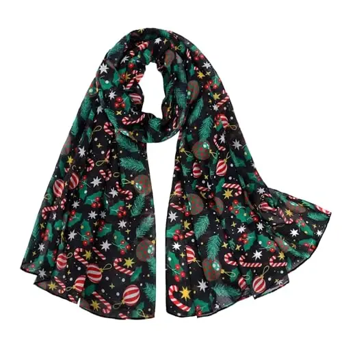 Женский легкий шарф-накидка E-Clover Fashion для весны/лета и зимы 